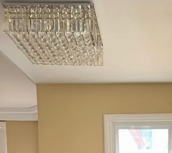 Lustre com cristais
