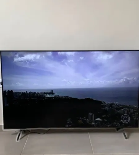 TV Samsung 58? Smart 4K funcionando com defeito na tela