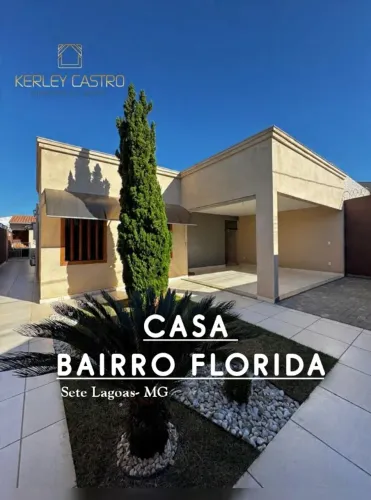 Vendo linda casa com área gourmet no bairro Flórida- Sete Lagoas, MG!