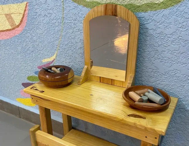Penteadeira Infantil (madeira maciça)