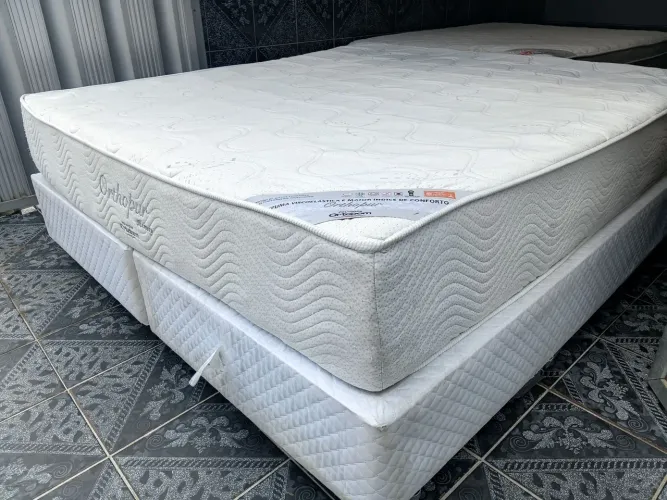 Cama king Luxo ortobom