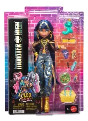 Boneca Monster High Fashion - Cleo De Nile - Mattel Kit
