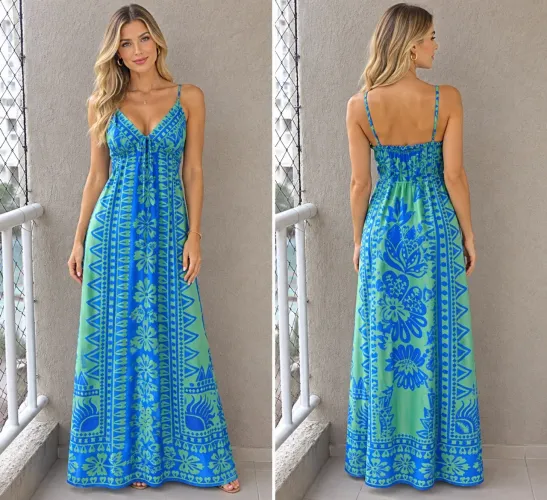 Vestido longo FARM
