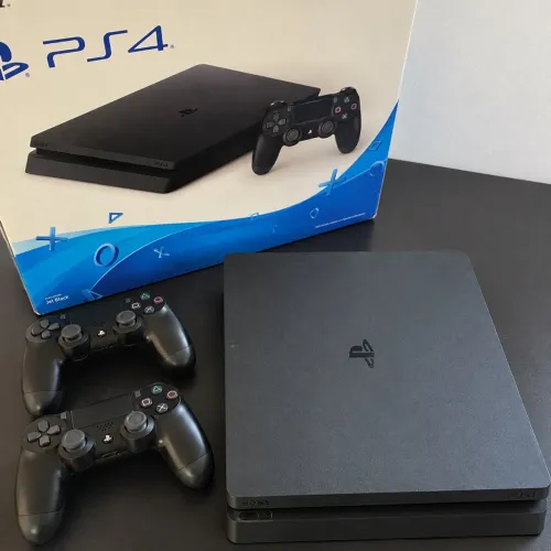 PS4 Slim 1TB + 2 Controles originais + 6 Jogos Originais | Completo