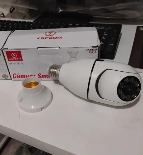 Câmera de Segurança modelo Lâmpada Kapbom G4-5