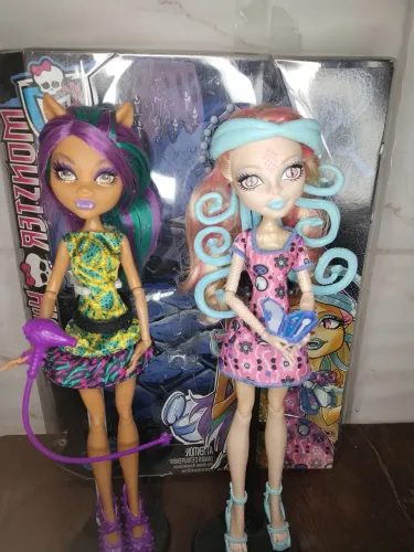 Monster High Scare & Makeup Clawdeen Wolf & Viperine Gorgon (2015)