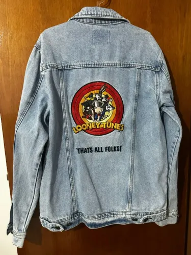 Jaqueta Jeans Blue Steel Looney Tunes Tam M Original