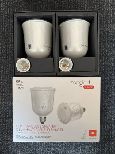 kit lampada led jbl com bluetooth 55w luz amarela 