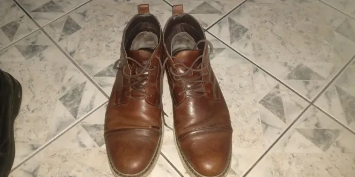  Bota Masculina Tenis Denim Stark Democrata Confortável Leve (com o solado rasgado)