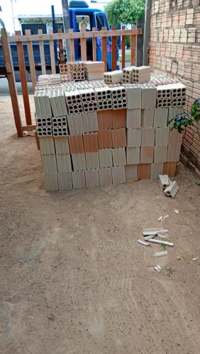 Trabalho com fabricação e venda de tijolo fazemos entrega 