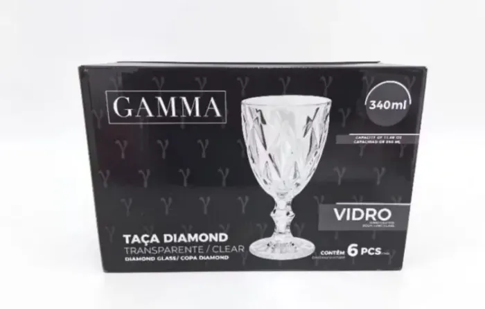 JOGO DE 6 TAÇAS NOVO NA CAIXA