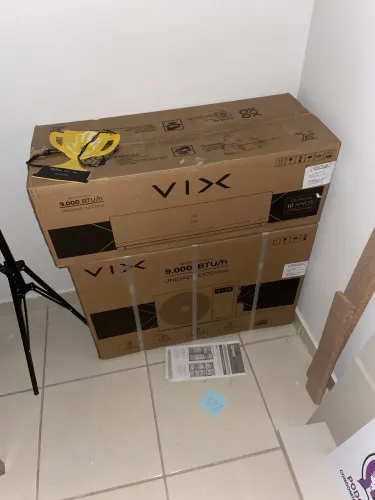 AR-CONDICIONADO VIX INVERTER 9.000 BTUs - NOVO, NA CAIXA
