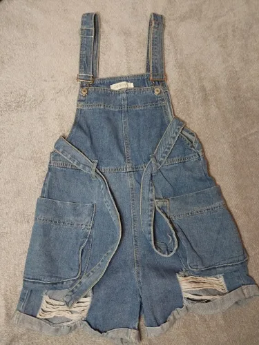 Jardineira Jeans - Tam P (36) 