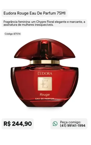 Perfumes e cosméticos sempre linda e sempre cheirosa