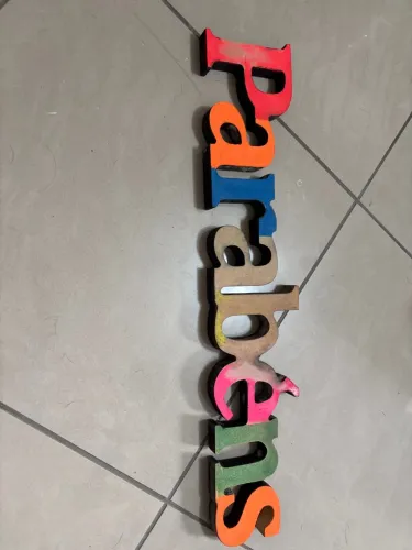 Placa MDF parabéns