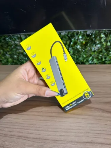 Adaptador Hub Tipo C com 8 Portas