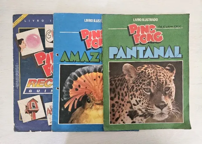 3 albuns PING PONG vazios