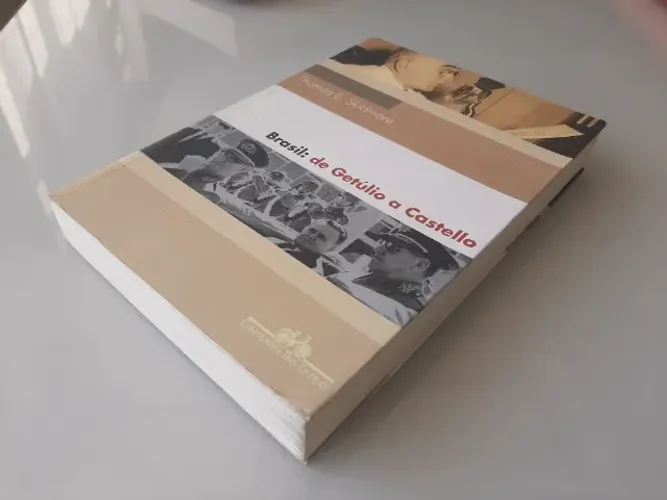 Livro Brasil de Getúlio a Castello de Thomas Skidmore usado