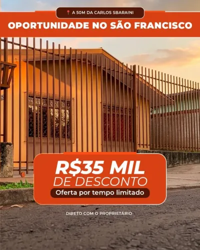 [OPORTUNIDADE] Casa 3 Quartos (275m²) - De R$ 340 mil por R$ 305 mil 