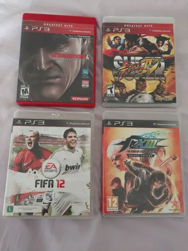Lote de jogos de PS3