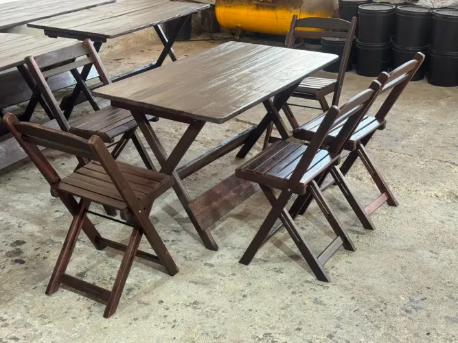 Conjunto dobrável 120x70