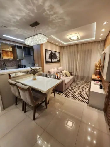 Apartamento 2 dormitórios em prédio com elevador no bairro Areias São José SC