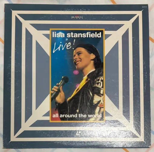 LD Lisa Stansfield - Live! All Around the World (1990) Laserdisc