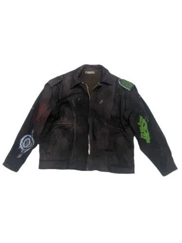 JAQUETA BOMBER CAMEL CGC CUSTOMIZADA TAMANHO G/GG