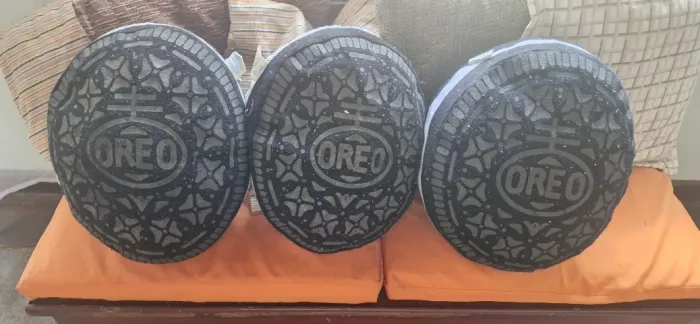 Almofadas decorativas biscoito oreo