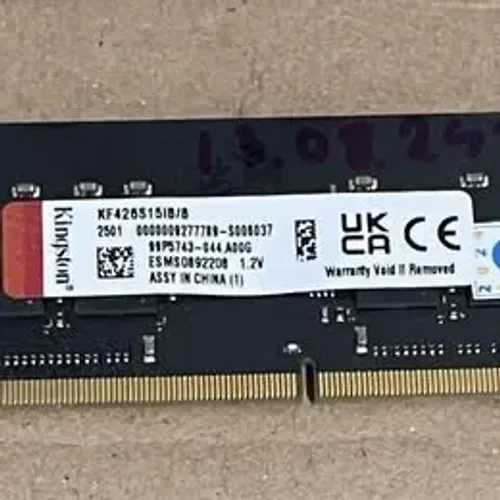 Memória Kingston Fury 8gb ddr4 notebook 3200mhz (nova)