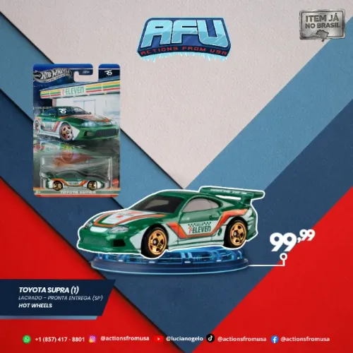 Toyota Supra Eleven Hot Wheels Silver Series