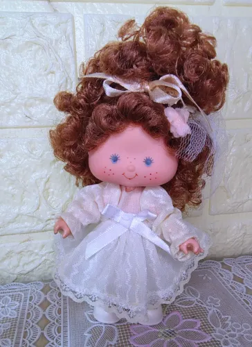 Boneca Estrela Coleção Moranguinho Estrela Noivinha 1986