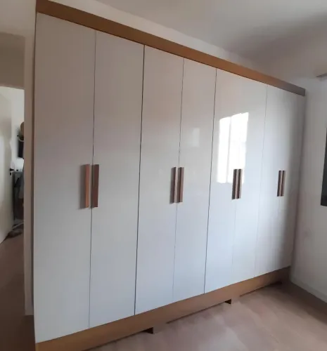 Guarda roupa Macapá 8p todo em mdf amplo espaço novo direto da fábrica 