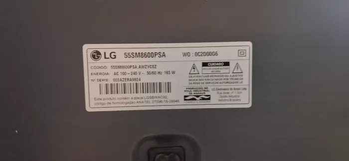 TV LG 55 pol .