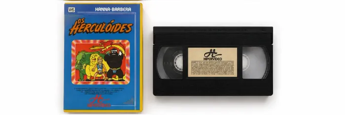 VHS Original Os Herculóides - Hanna-Barbera - Hipervídeo
