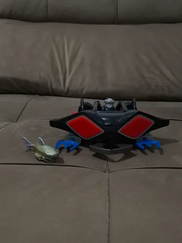 Brinquedo Imaginext Nave Black Manta Usado Completo