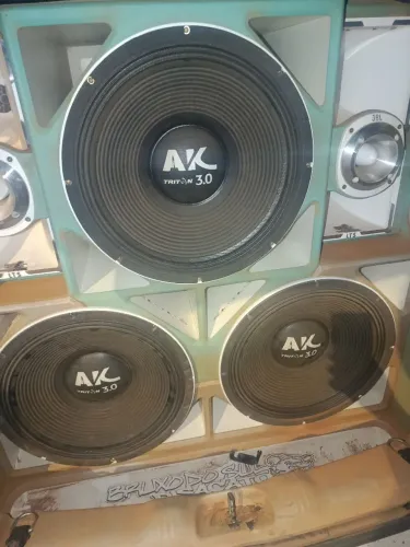 Auto falante ak 3.0 vendo outro troco né ak 6.0 só os auto falantes 