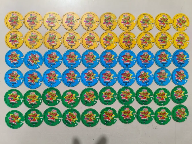 Coleção Tazos Elmachips ANIMANIACS ARMA E VOA