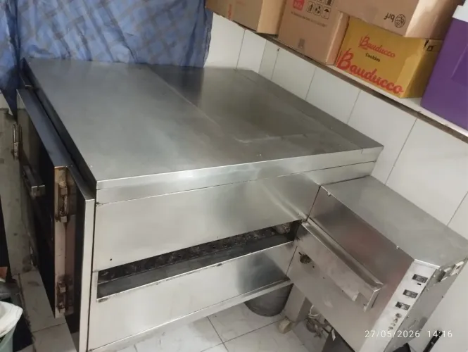 FORNO ESTEIRA PIZZARIA À GAS 