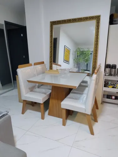 CONJUNTO DE 4 CADEIRAS NOVAS / NÃO INCLUI MESA