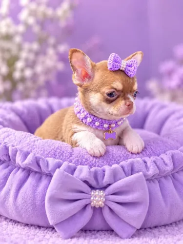 Chihuahua fêmeas pelo curto cores pedigree