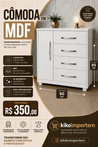 Cômoda em MDF