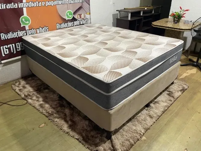 Cama Box casal Quenn