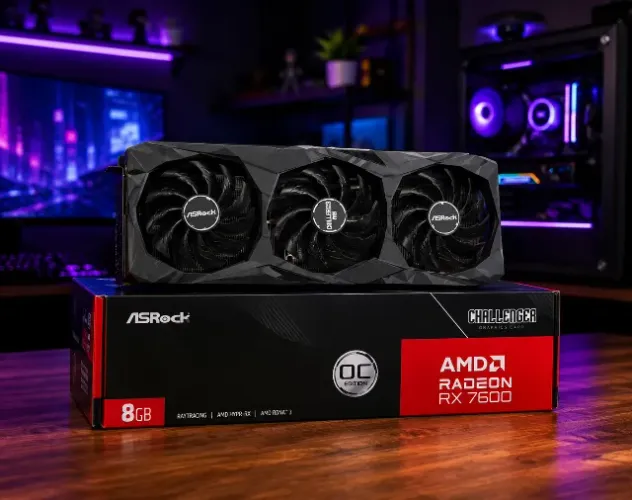 RX 7600 ASRock 8GB - Alto FPS + Triple Fan