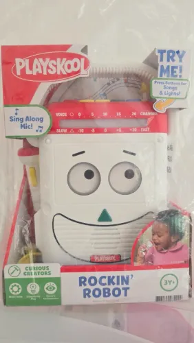 Boneco Toy Story Mr. Mike Playskool Rokin' Robot Hasbro Lacrado Pronta Entrega