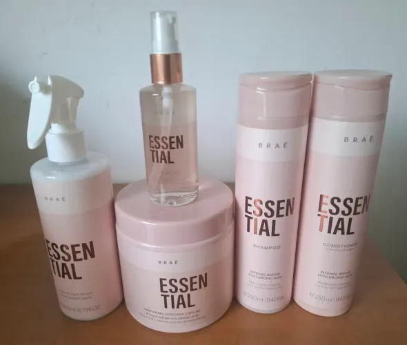 Kit linha essetial Braé para cabelos