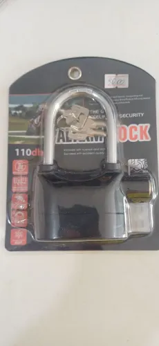 Cadeado com alarme para motos