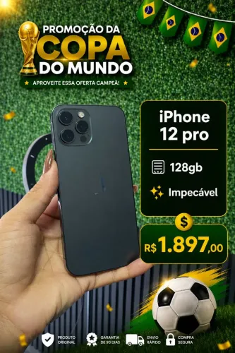 Iphone 12 pro 128gb - Impecável