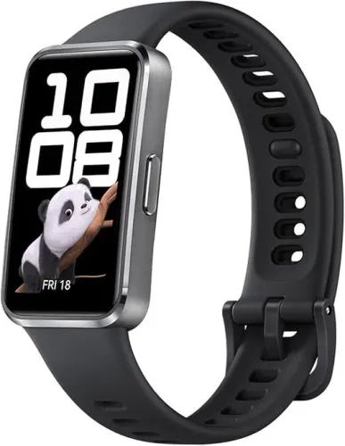 Smartwatch Huawei Band 10 Preto Fosco Alumínio Monitor de Sono e Bem-Estar IOS e Android