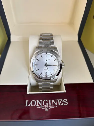 Relógio Longines Branco Pérola - 35mm - Automático Prm AAA+